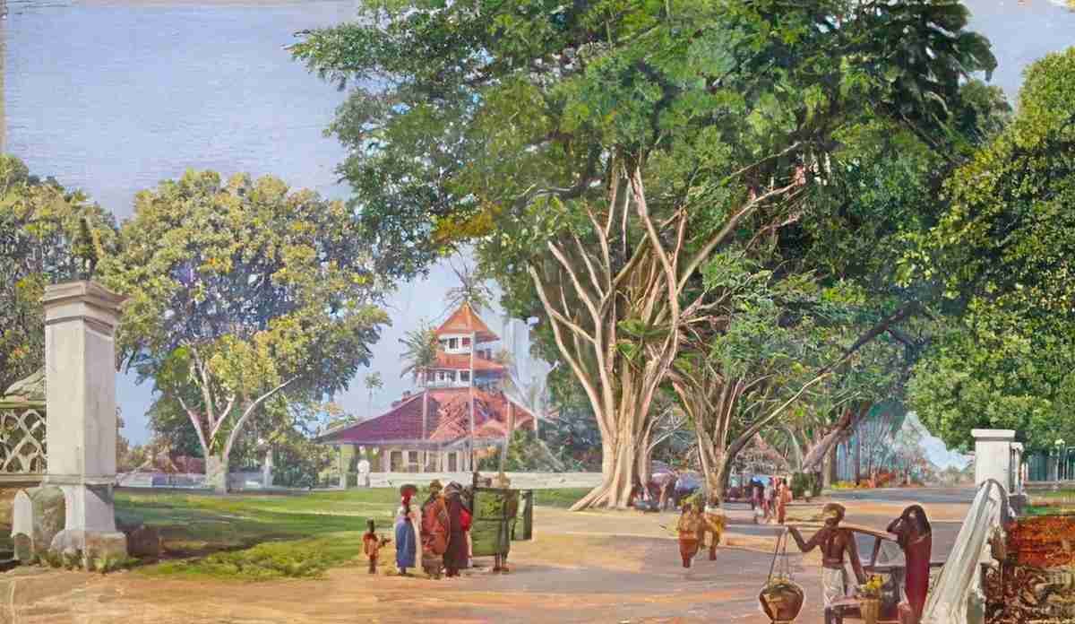 Marianne North The Mosque of Bandong Java Art A4 Photo Print