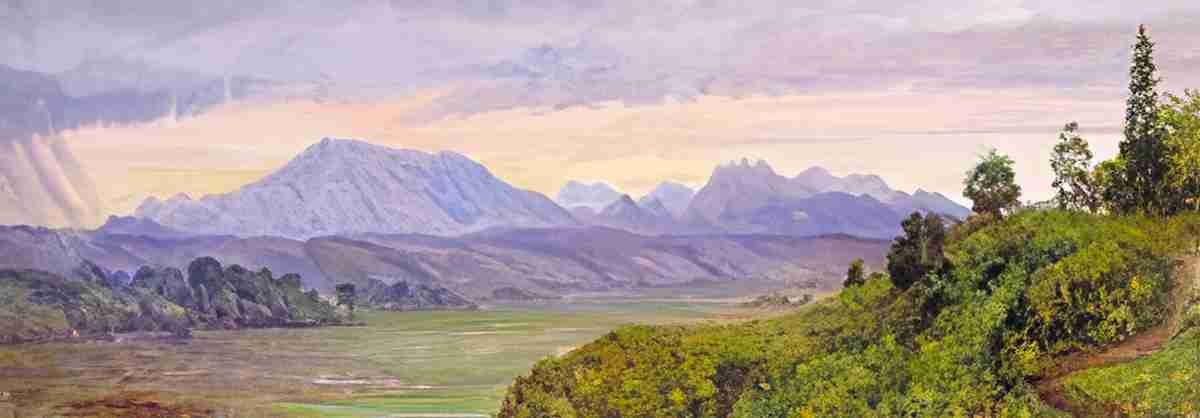 Marianne North The Preanger Mountains Java Art A4 Photo Print