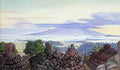 Marianne North The Volcanoes of Merapi Merbaboe Java from the Top of Boro Bodoer CD Art A4 Photo Print