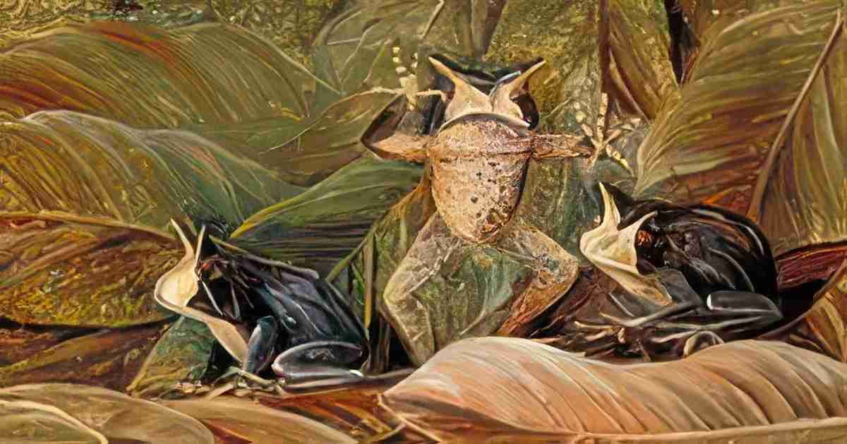 Marianne North Tree Frogs Found amongst Dead Leaves Brazil Art A4 Photo Print