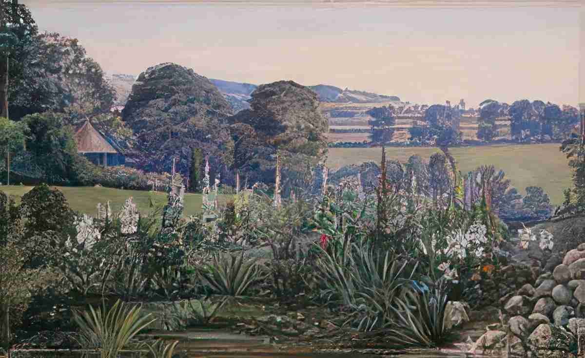 Marianne North View of Alderley Art A4 Photo Print