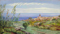 Marianne North View of Icod Teneriffe Art A4 Photo Print
