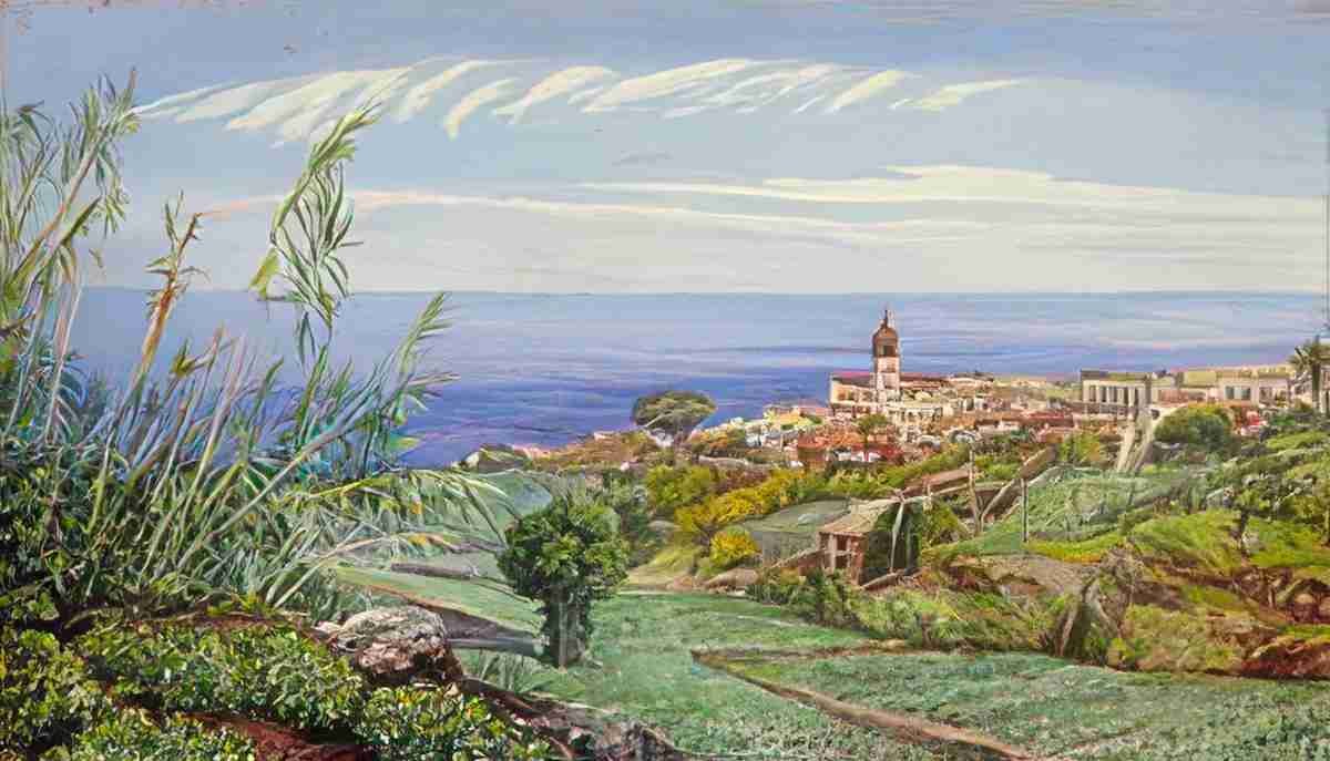 Marianne North View of Icod Teneriffe Art A4 Photo Print