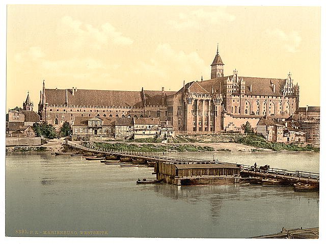 Marienburg west side Prussia Vintage A4 Photo Print