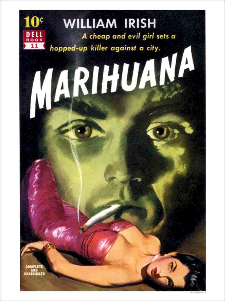 Marihuana By William Irish Vintage Retro Advert Poster A4 Photo Print
