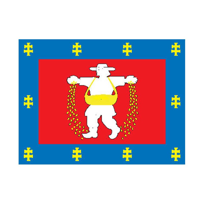 Marijampole Dist Flag N6286 A4 Photo Print