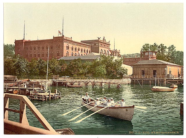 Marine Academy Kiel Schleswig Holstein Vintage A4 Photo Print