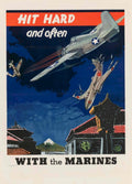 Marines P51 Japanese American World War II Advert Poster