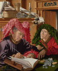 Marinus van Reymerswaele Two Tax Gatherers A4 Photo Print