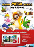 Mario Mega Bundle Vintage Retro Advert Poster A4 Photo Print