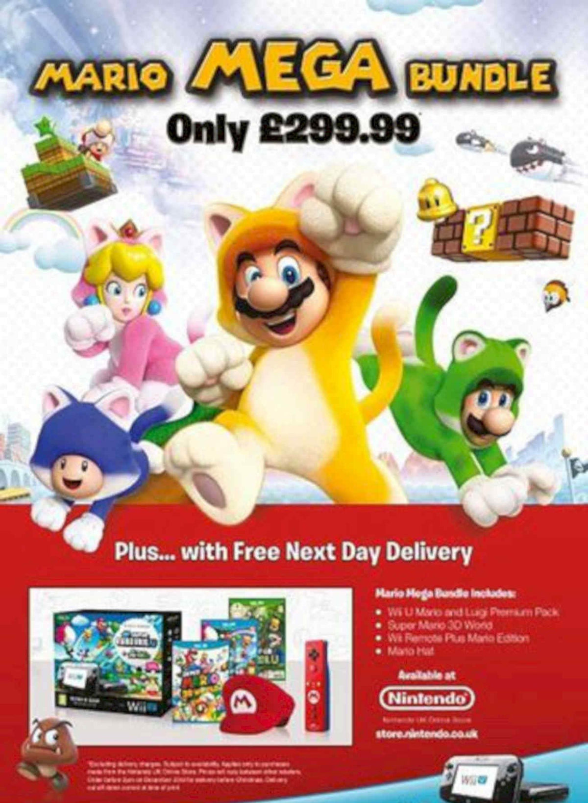 Mario Mega Bundle Vintage Retro Advert Poster A4 Photo Print
