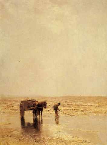 Maris Jacob Collecting Shellfish A4 Photo Print