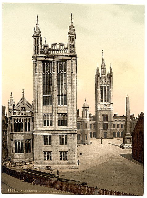 Marischal College Aberdeen Vintage A4 Photo Print