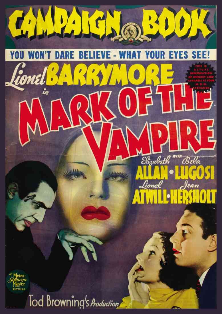 Mark of the Vampire 01 Film A4 Photo Print