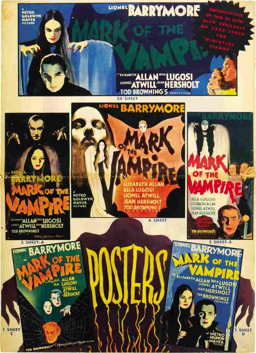 Mark of the Vampire 03  film star poster A4 Photo Print