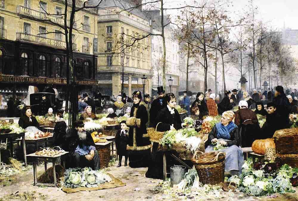 Market Day A4 Photo Print