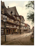 Market Street Goslar Hartz Vintage A4 Photo Print
