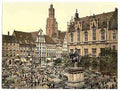 Market place Breslau Silesia Poster A4 Photo Print