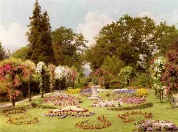 Marks George The Rose Garden A4 Photo Print