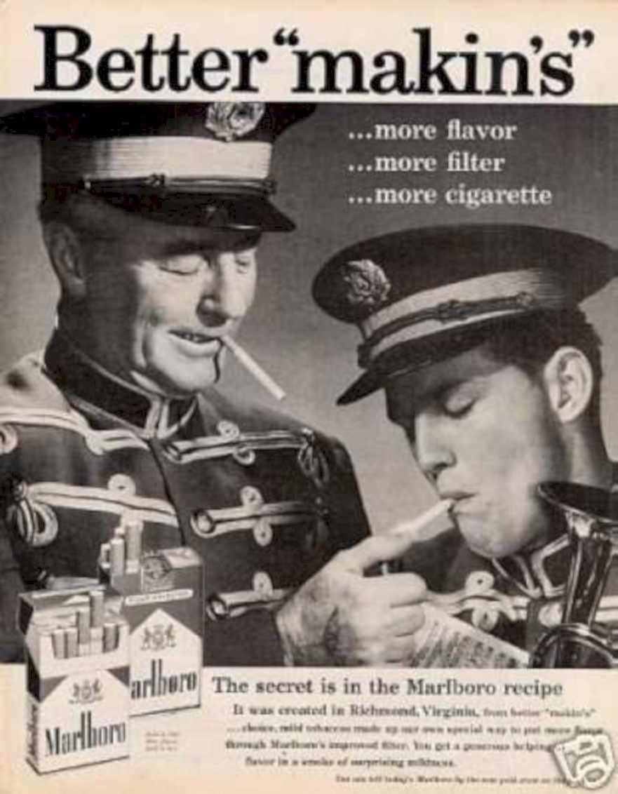Marlboro Men Boxes Vintage Retro Advert Ads A4 Photo Print