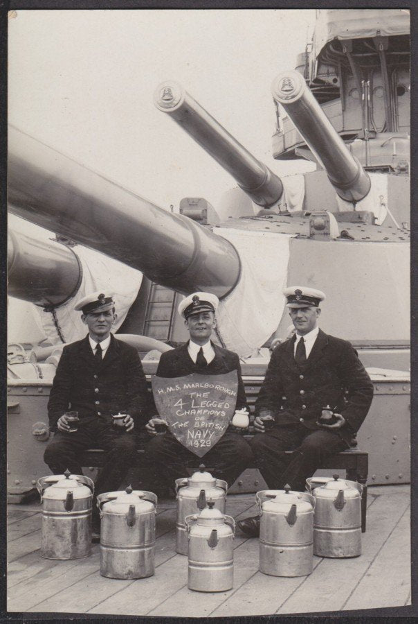 Marlborough 4 Legged Champions Of British Navy 1929 Vintage A4 Photo Print