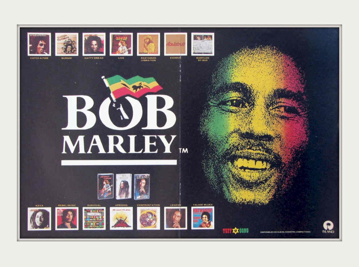 Marley Albums Poster Vintage Retro Advert Poster A4 Photo Print