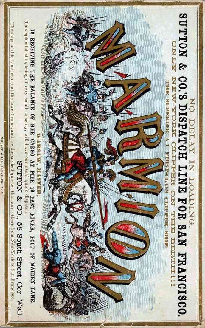 Marmion Clipper Advert A4 Photo Print