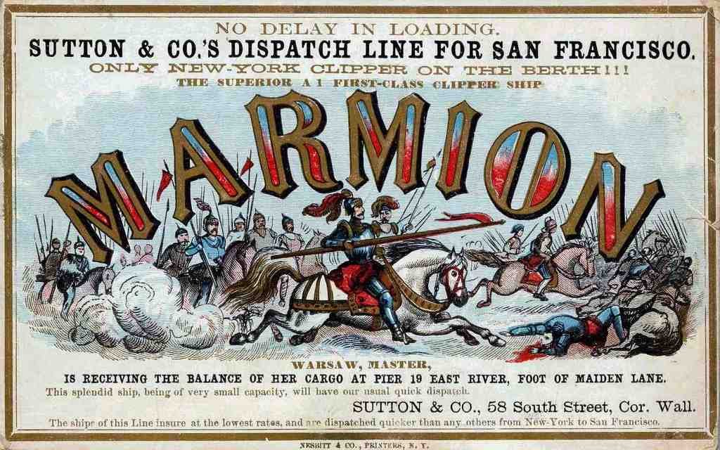 Marmion Clipper Advert Vintage A4 Photo Print