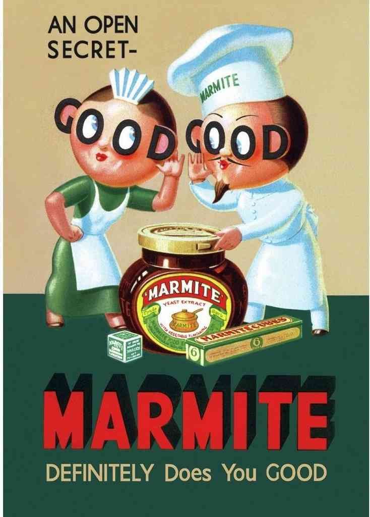 Marmite Open Secret Vintage Advert A4 Photo Print