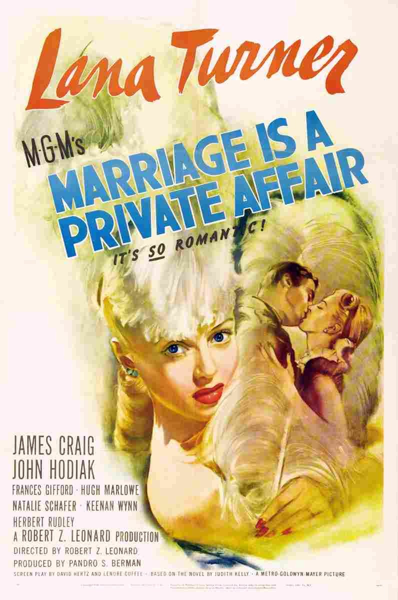Marriage is a Private Affair 01  film star poster A4 Photo Print
