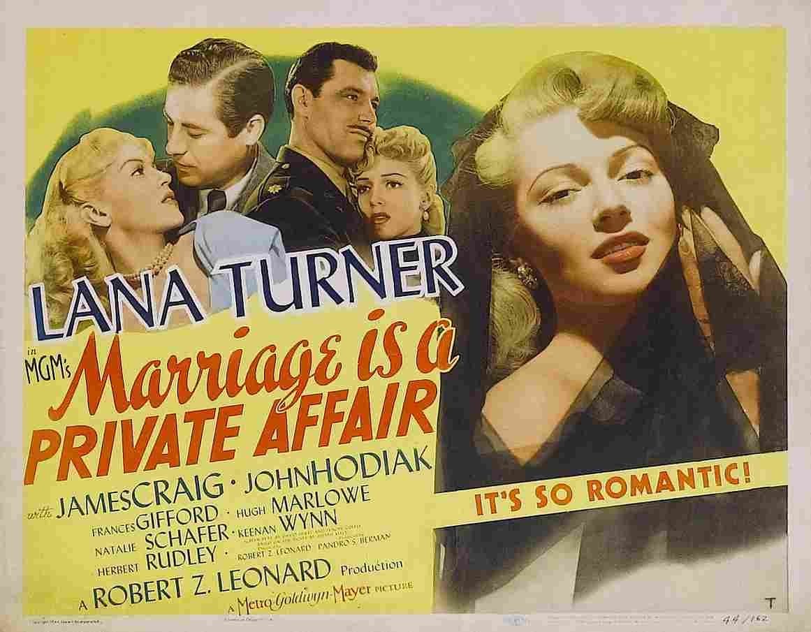 Marriage is a Private Affair 02  film star poster A4 Photo Print