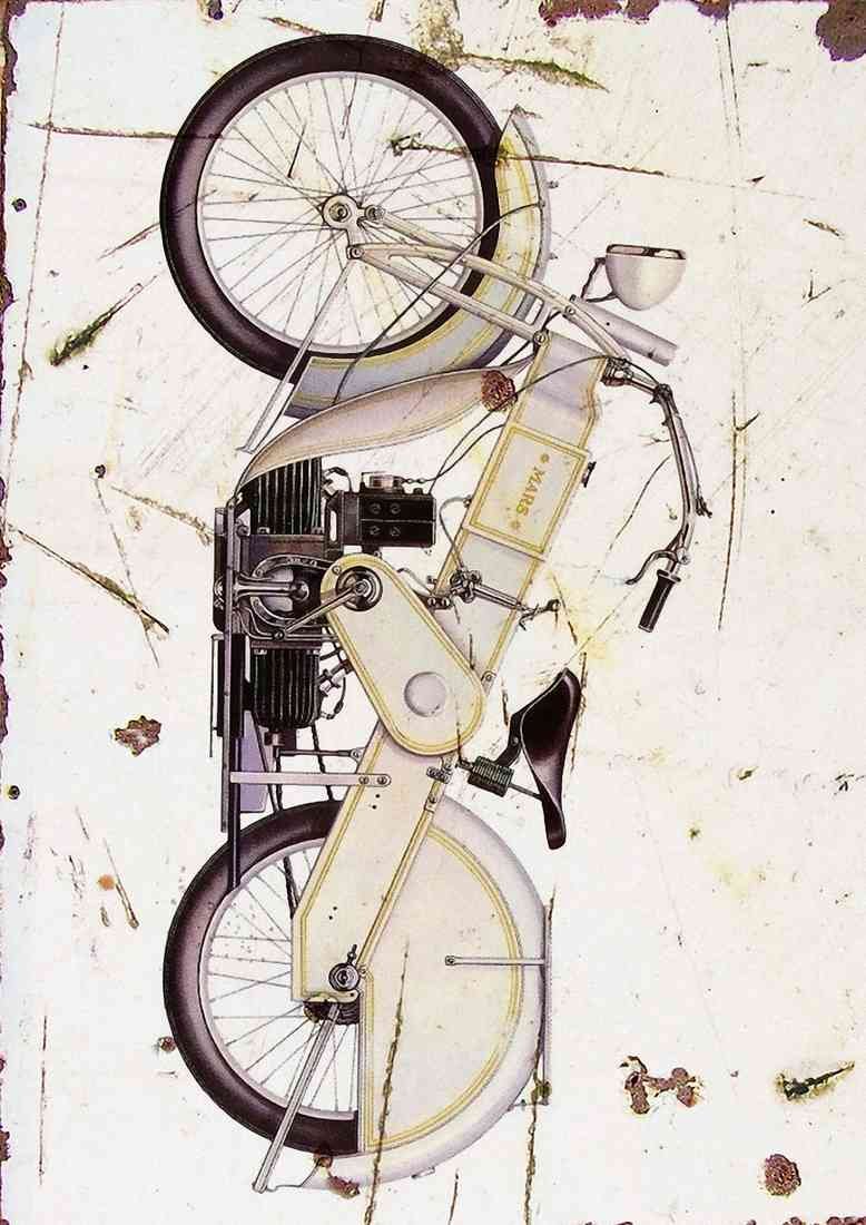 Mars 1923 AGED A4 Photo Print