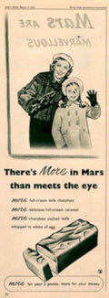 Mars Candy Mother 1950s Vintage Retro Advert Poster
