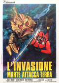 Mars Octopus Diver Vintage Retro Advert Poster A4 Photo Print