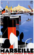 Marseille 2 Vintage A4 Photo Print