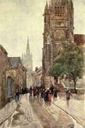 Marshall Herbert 1841 1913 Cathedral Cities of France 1907 Contances St Pierre A4 Photo Print