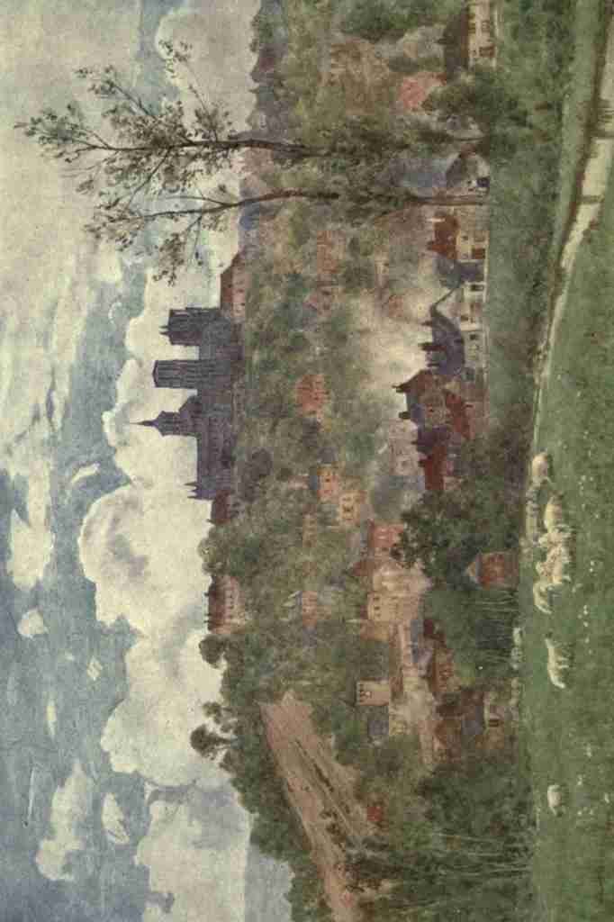 Marshall Herbert 1841 1913 Cathedral Cities of France 1907 Laon view from the plain A4 Photo Print