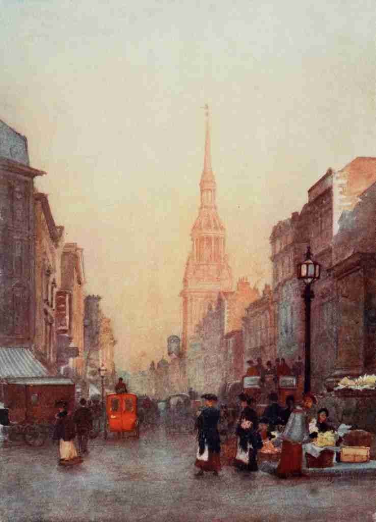 Marshall Herbert 1841 1913 The Scenery of London 1905 Cheapside Vintage A4 Photo Print