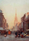 Marshall Herbert 1841 1913 The Scenery of London 1905 Cheapside A4 Photo Print
