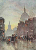 Marshall Herbert 1841 1913 The Scenery of London 1905 St Pauls Cathedral A4 Photo Print