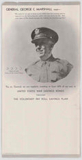 Marshall Poster War American World War II Advert Poster