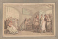 Marshalsea Prison Covent GB Cartoon Vintage Retro Advert Poster