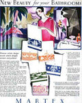 Martex Towels Bath Vintage Retro Advert Poster A4 Photo Print