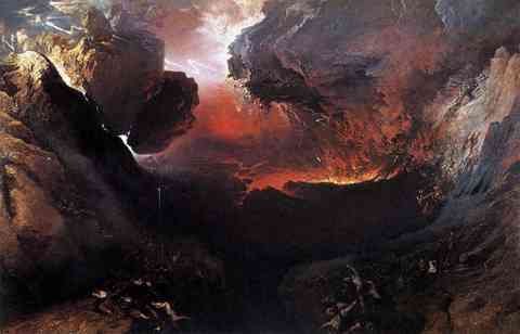 Martin John Great Day Of His Wrath A4 Photo Print