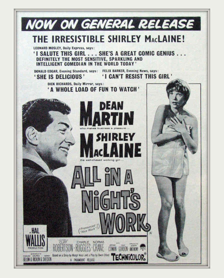 Martin Maclaine Allnight Vintage Retro Advert Poster A4 Photo Print