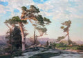 Marianne North near suez red sea 1880 Art A4 Photo Print