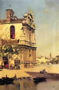 Martin Rico y Ortega ortega martin rico y a view of venice Art A4 Photo Print