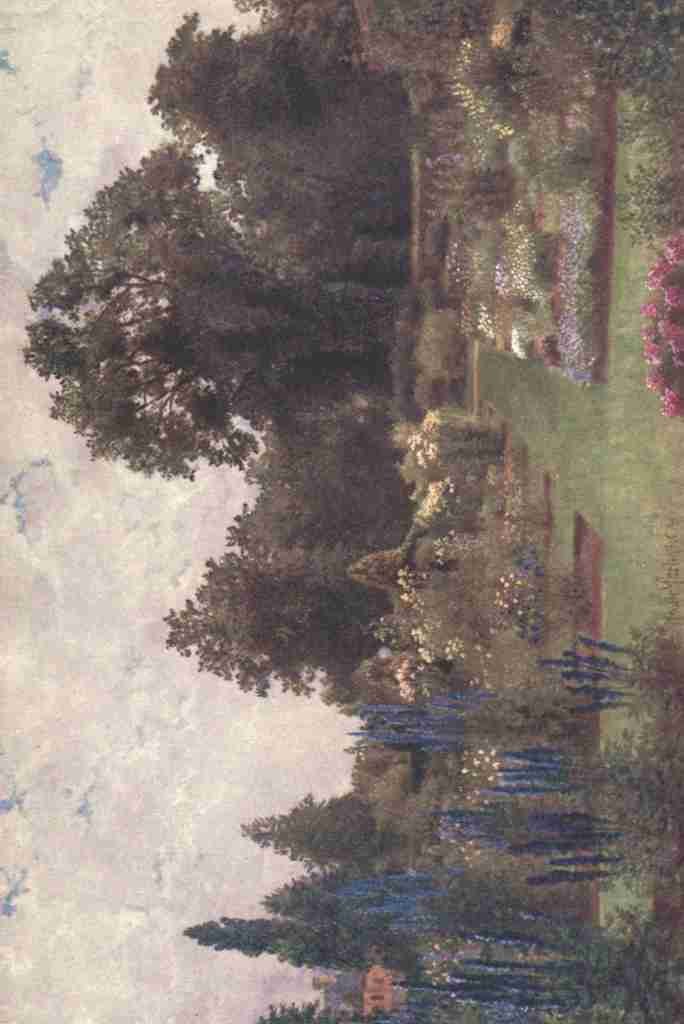 Martin Thomas Mower 1838 1934 Kew Gardens 1908 Herbaceous Gardens A4 Photo Print