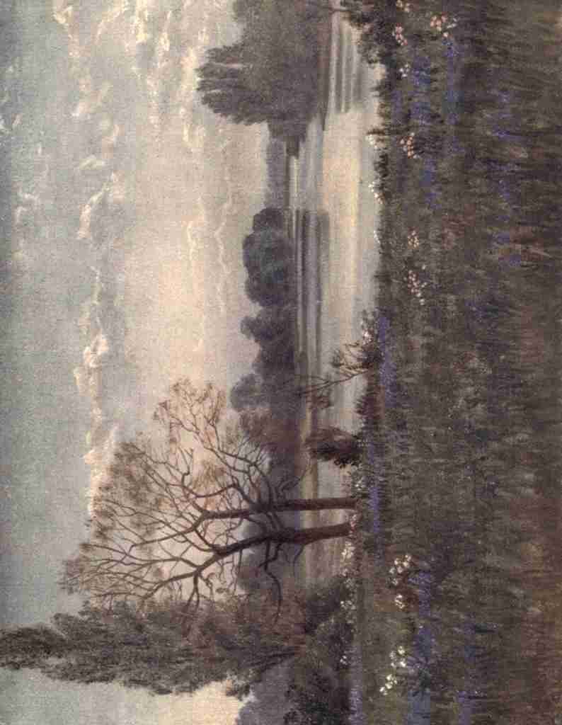 Martin Thomas Mower 1838 1934 Kew Gardens 1908 Looking up the Thames A4 Photo Print