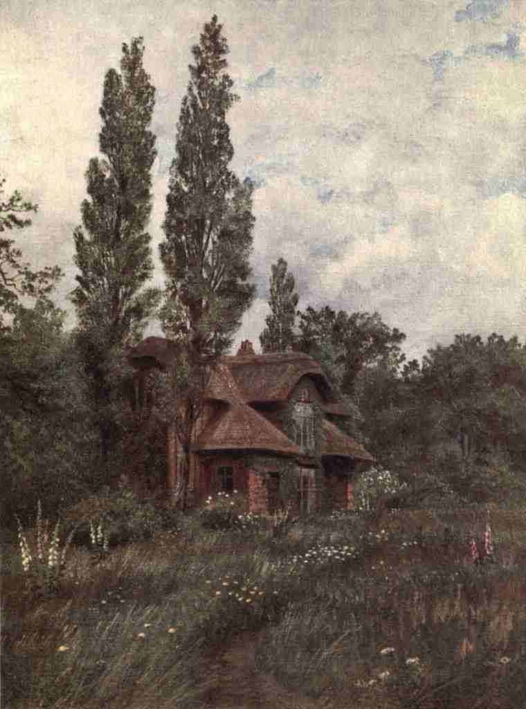 Martin Thomas Mower 1838 1934 Kew Gardens 1908 The Queens Cottage A4 Photo Print